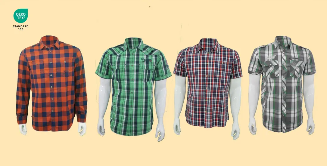 3 – Cotton Checked Shirts